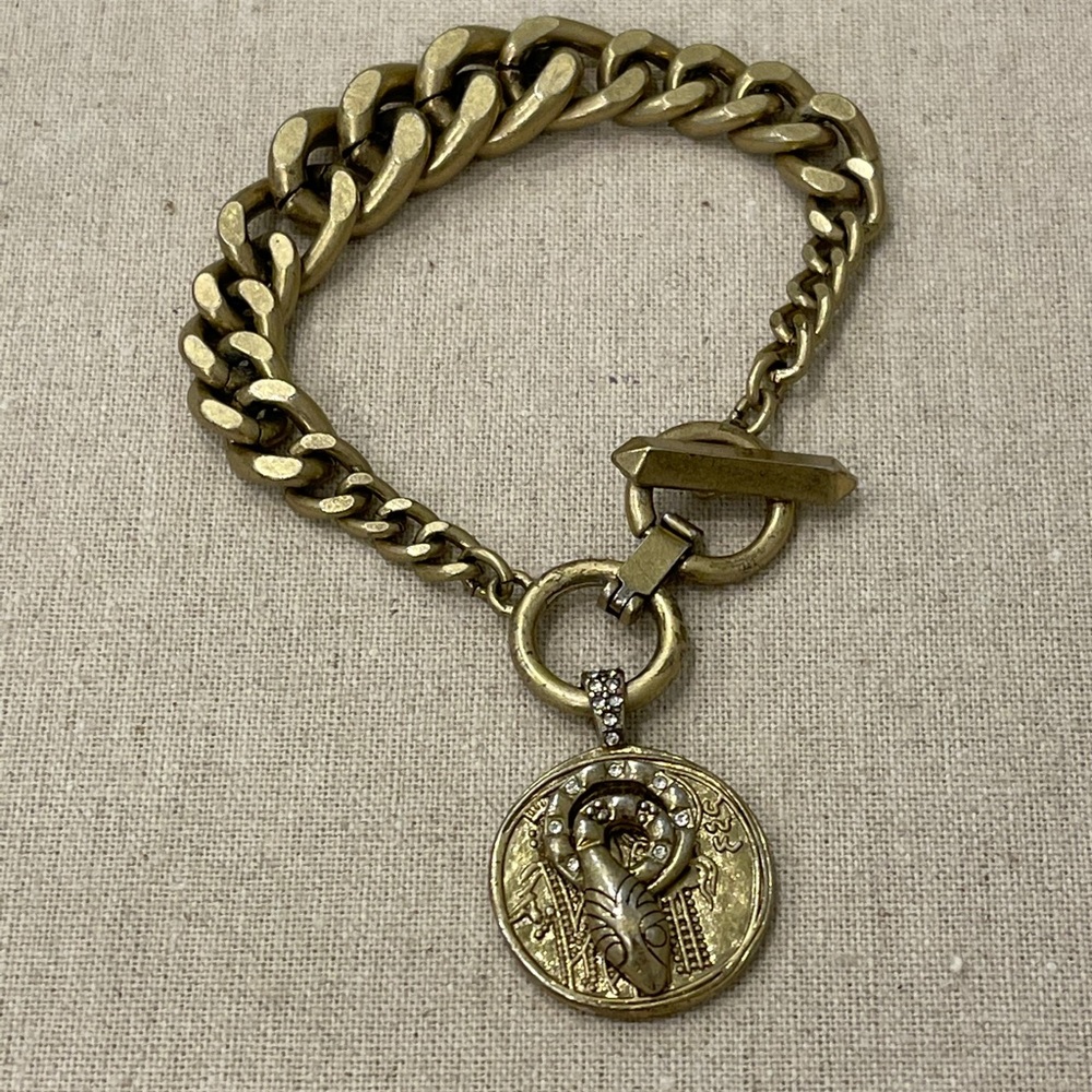 Vintage gold chain bracelet